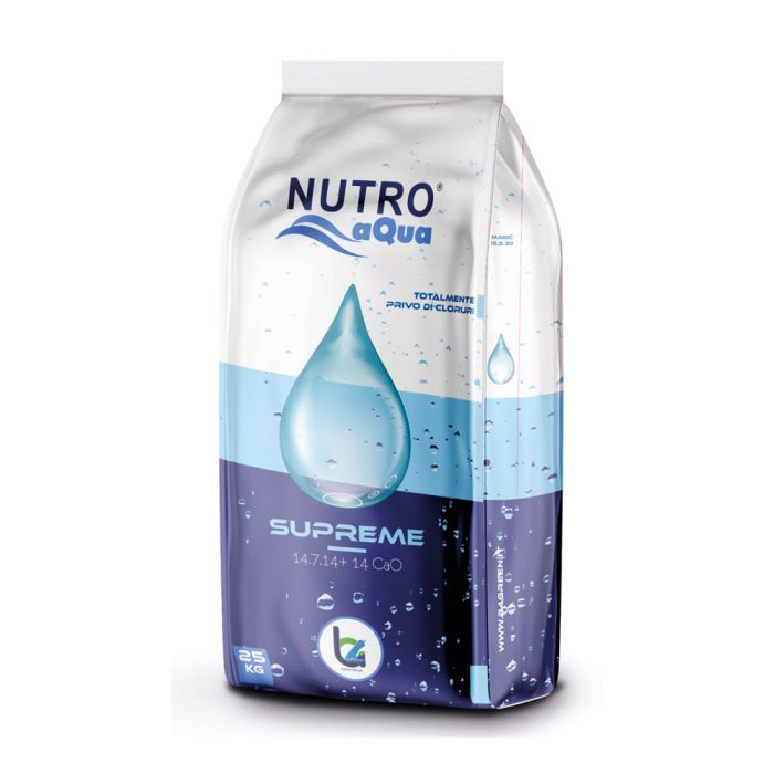 Nutro Aqua Supreme - Fertilizzante NPK 14.7.14 sacco da 25 kg